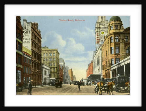 Flinders Street, Melbourne, Victoria, Australia by Anonymous