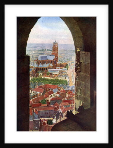 View from the belfry of Bruges, Belgium by Anonymous