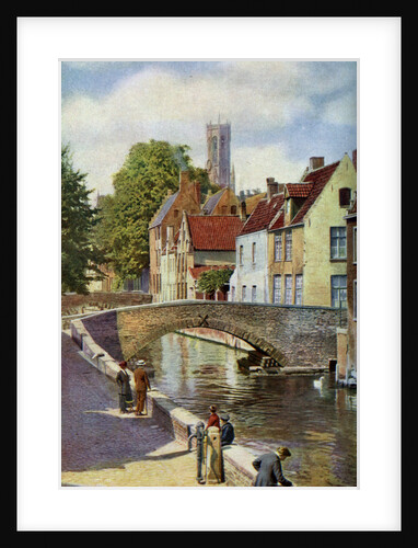 Bridge and Green Quay, Bruges, Belgium by Horace W Nicholls