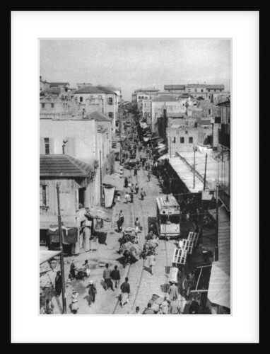 Street scene, Beirut, Lebanon by Ewing Galloway