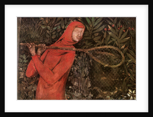 'Fishing', fragment of a fresco by Anonymous