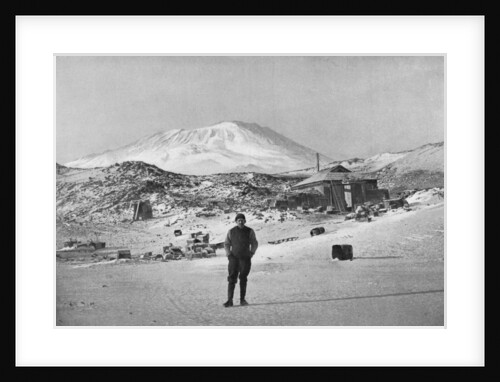 British explorer Ernest Shackleton at the Cape Royds base camp, Antarctica by Anonymous