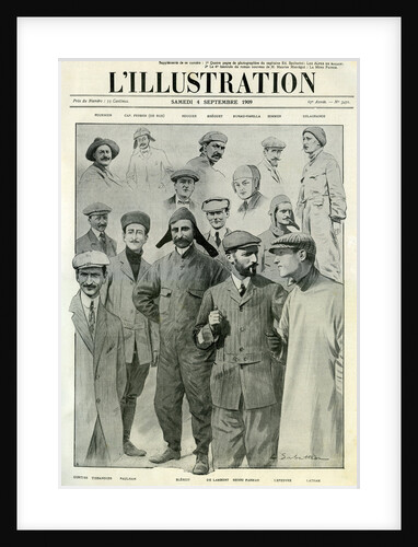 Famous aviators, cover of L'Illustration by Anonymous