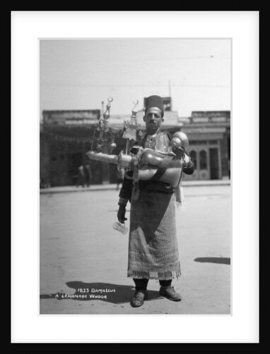 A lemonade vendor, Damascus, Syria by Anonymous