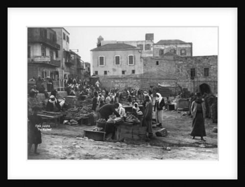 The market, Haifa, Palestine by Anonymous