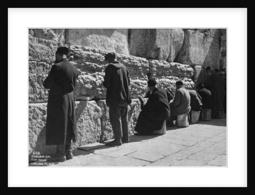The Wailing Wall, Jerusalem by Anonymous
