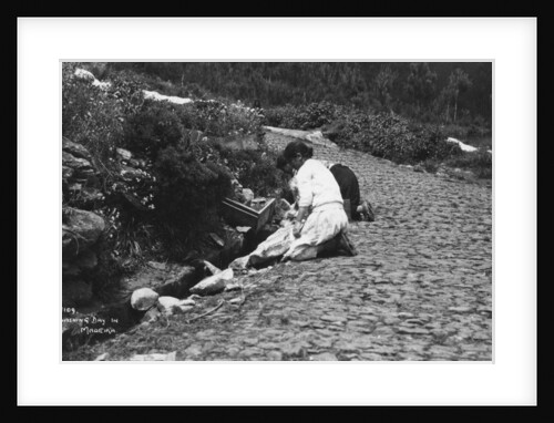 Washing day in Madeira, Portugal by Anonymous