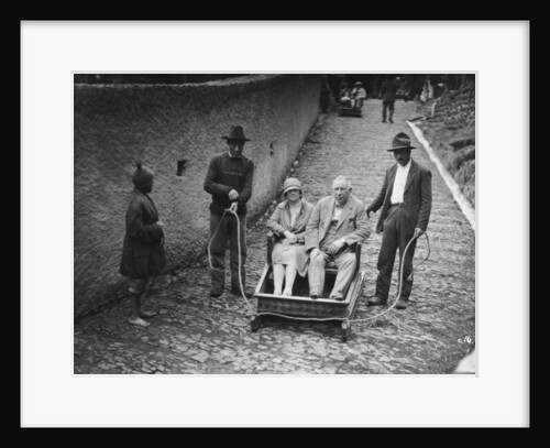 Monte sledge, Madeira, Portugal by Anonymous