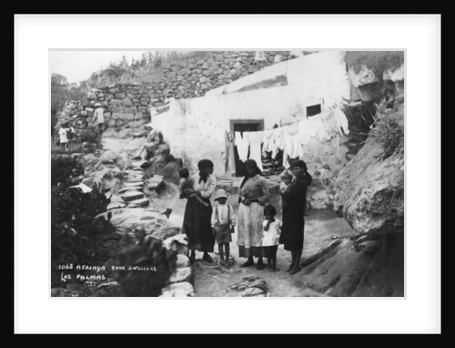 Cave dwellers, Atalaya, Las Palmas, Gran Canaria, Canary Islands, Spain by Anonymous