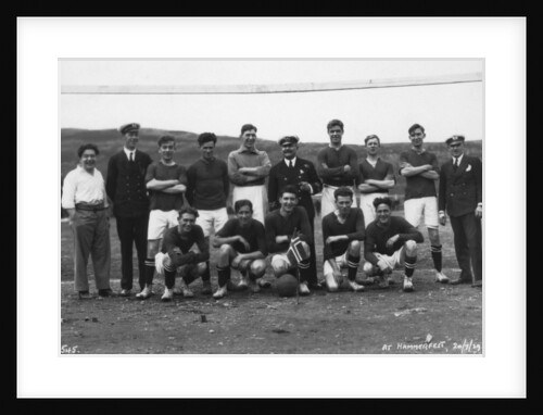 Football team, Hammerfest, northern Norway by Anonymous