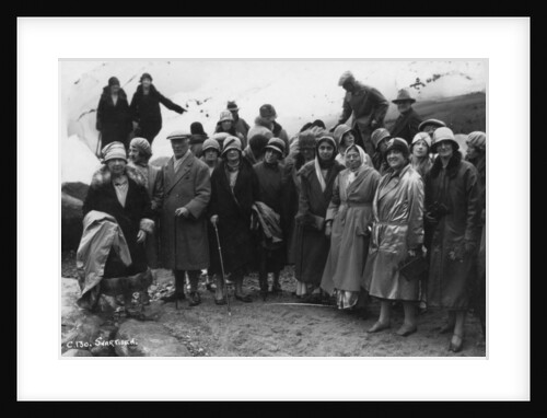 Group of tourists visiting Svartisen, northern Norway by Anonymous