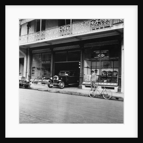 Singer car showroom, Port of Spain, Trinidad, Trinidad and Tobago by Anonymous