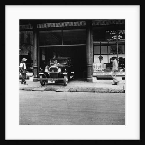 Singer car showroom, Port of Spain, Trinidad, Trinidad and Tobago by Anonymous