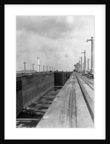 Lock on the Panama Canal by Anonymous