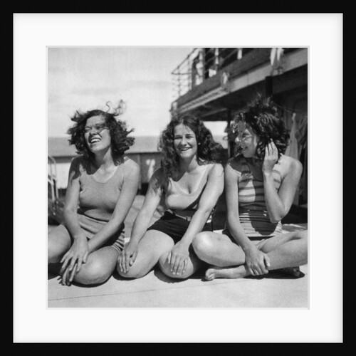 Three passengers on a Cunard Line cruise to the West Indies by Anonymous