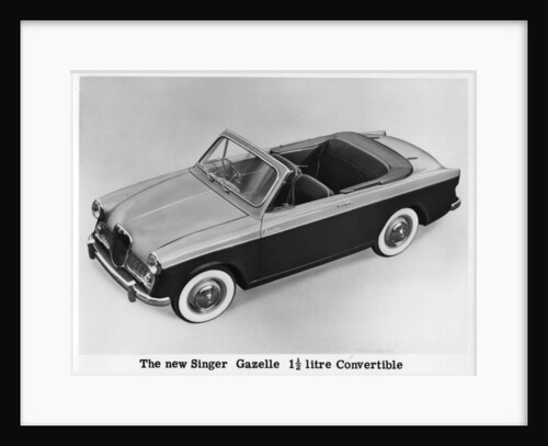 The new Singer Gazelle 1.5 litre convertible by Anonymous