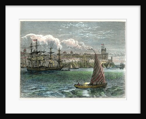 View of the city of San Domingo from the harbour, Dominican Republic by Anonymous