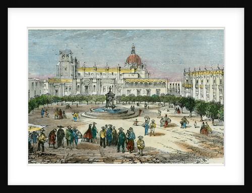 Plaza of Guadalajara, in the state of Jalisco, Mexico by Anonymous