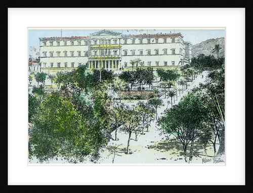 The Royal Palace, Athens, Greece by Anonymous
