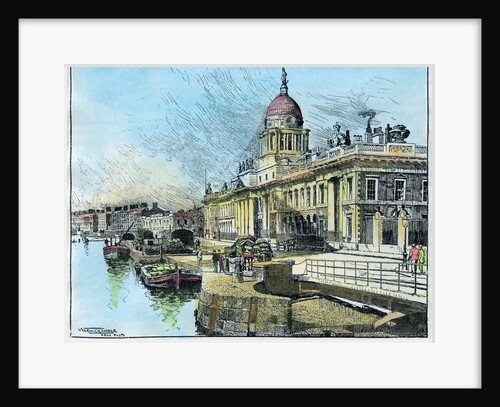 The Custom House, Dublin by Warwick Goble