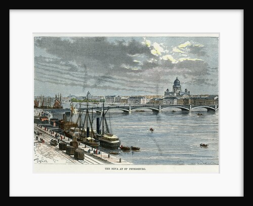 The Neva at St Petersburg by Anonymous