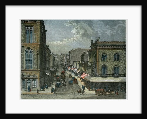 'Montgomery Street, San Francisco', California, USA by Anonymous