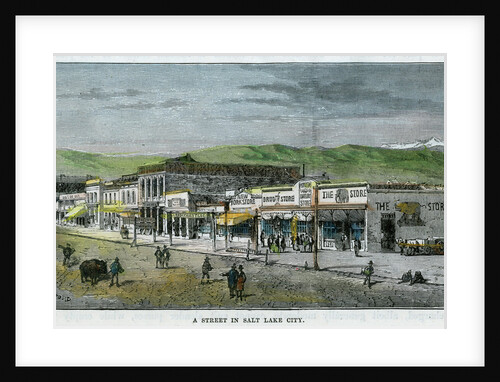 A Street in Salt Lake City, Utah by Anonymous