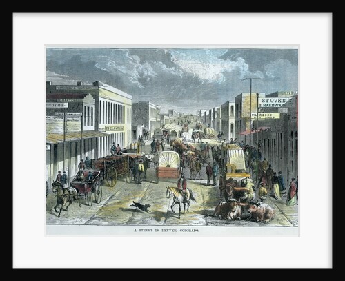 A Street in Denver, Colorado by Anonymous