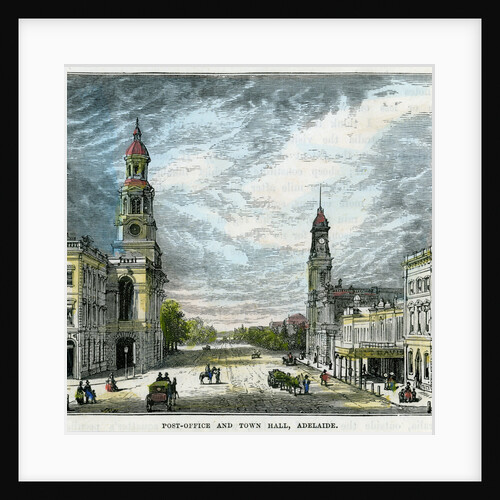 Post Office and Town Hall, Adelaide by Anonymous