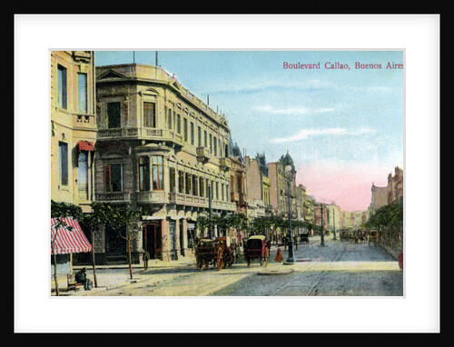 Boulevard Callao, Buenos Aires, Argentina by Anonymous