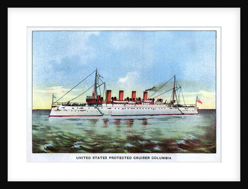 United States Protected Cruiser Columbia by Anonymous