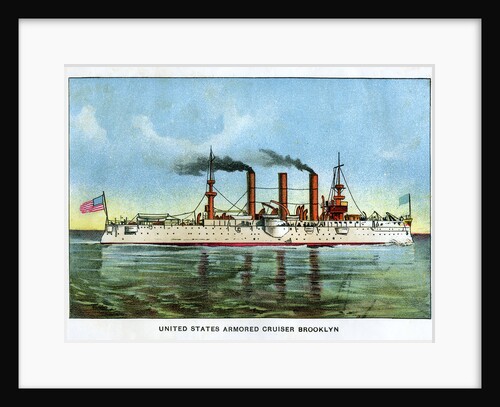 United States Armoured Cruiser Brooklyn by Anonymous