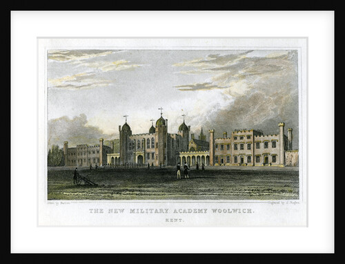 The New Military Academy Woolwich, Kent by J Rogers