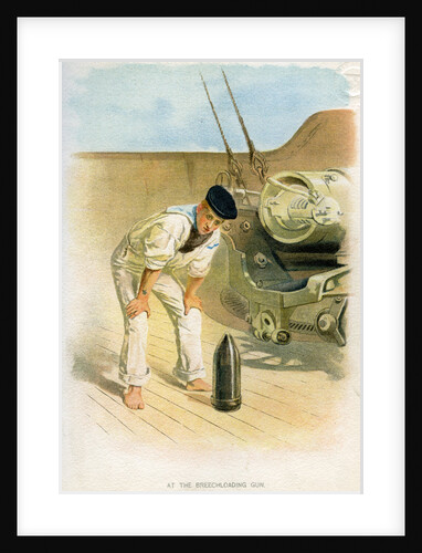 At the Breechloading Gun by Anonymous
