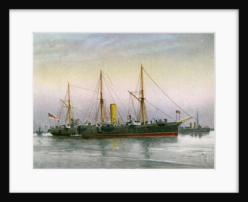 HMS Mohawk, Royal Navy 3rd class cruiser by Anonymous