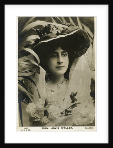Mrs Lewis Waller, English actress by Langfier Photo
