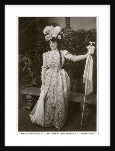 Jessie Millward, British actress by Foulsham and Banfield