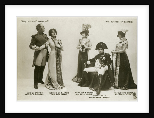Members of the cast of The Duchess of Dantzic by Tuck and Sons