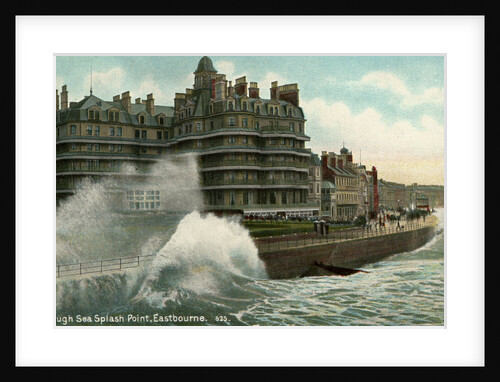 Rough sea, Splash Point, Eastbourne, Sussex by Anonymous