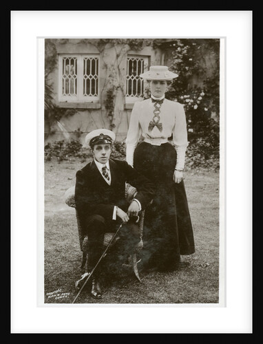 The King and Queen of Spain at Osborne Cottage, Isle of Wight by Anonymous