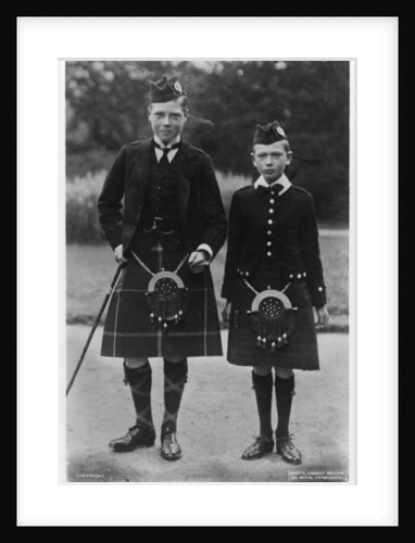 The Prince of Wales and Prince Henr by Ernest Brooks