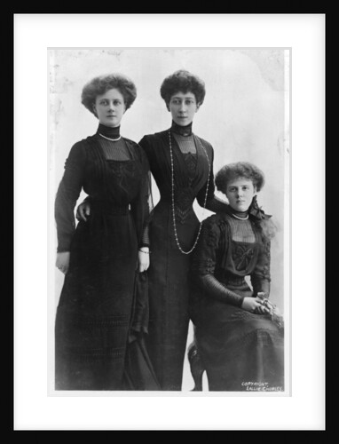 The Duchess Royal (Duchess of Fife) and Princesses Alexandra and Maud by Lallie Charles