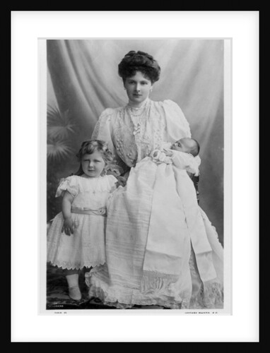 Princess Alexander of Teck with Princess May and Prince Rupert by Stuart Richmond