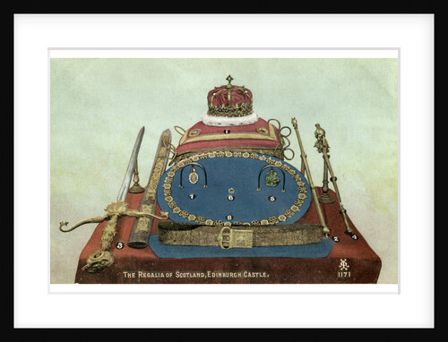 The Regalia of Scotland, Edinburgh Castle by Anonymous