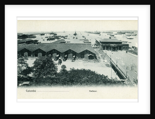 Colombo harbour, Ceylon by Anonymous