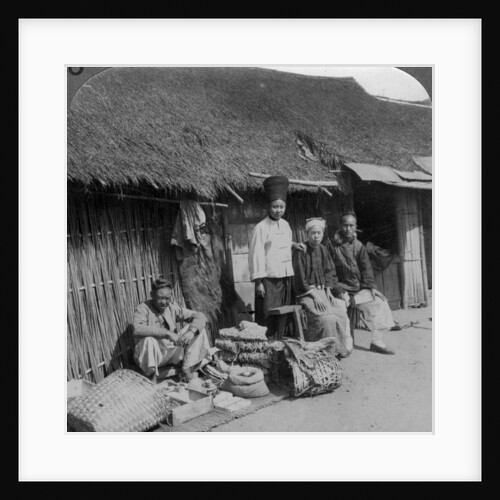Native shop and customers, near Mogok, northern Burma by Underwood & Underwood