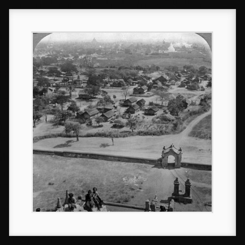 Homes of the people, from the roof of the old Guadapalin Pagoda, Pagan, Burma by Underwood & Underwood