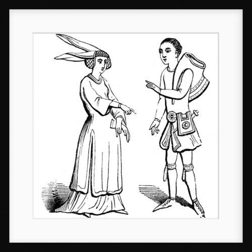 Male and female costume by Anonymous