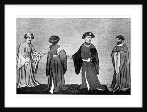 Varieties of the houppelande by Anonymous