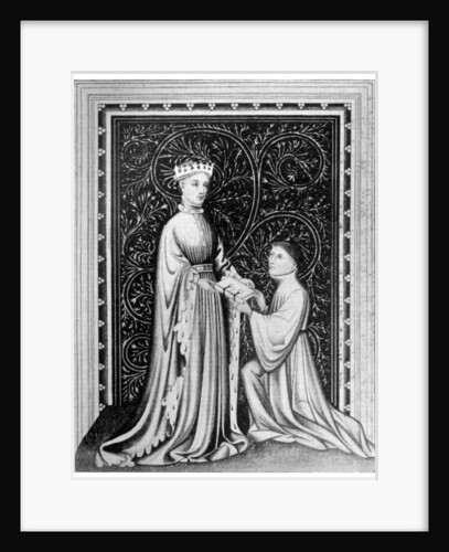 Occleve the poet and King Henry V by Anonymous